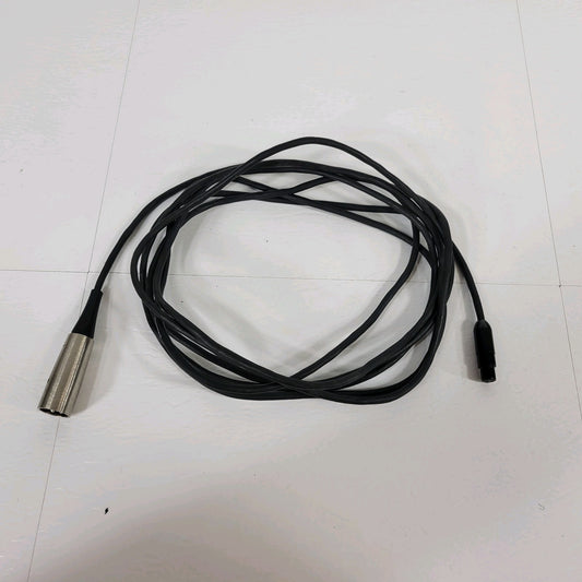 Shure Male XLR3 To Female Mini XLR TA3 12' CUSTOM PIN Extension Lavalier Cable