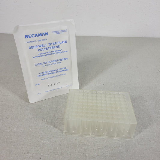 Beckman Coulter 267004 Deep Well Titer Plate Polystyrene Laboratory Pack of 5