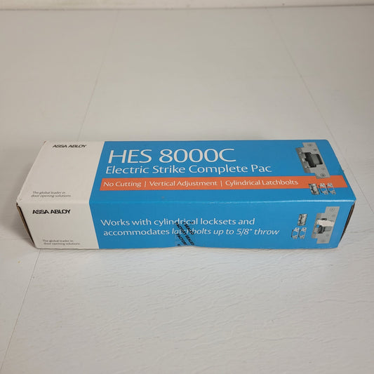 ASSA ABLOY HES 8000C-12/24D-630 Electric Strike Complete Pac Stainless Steel