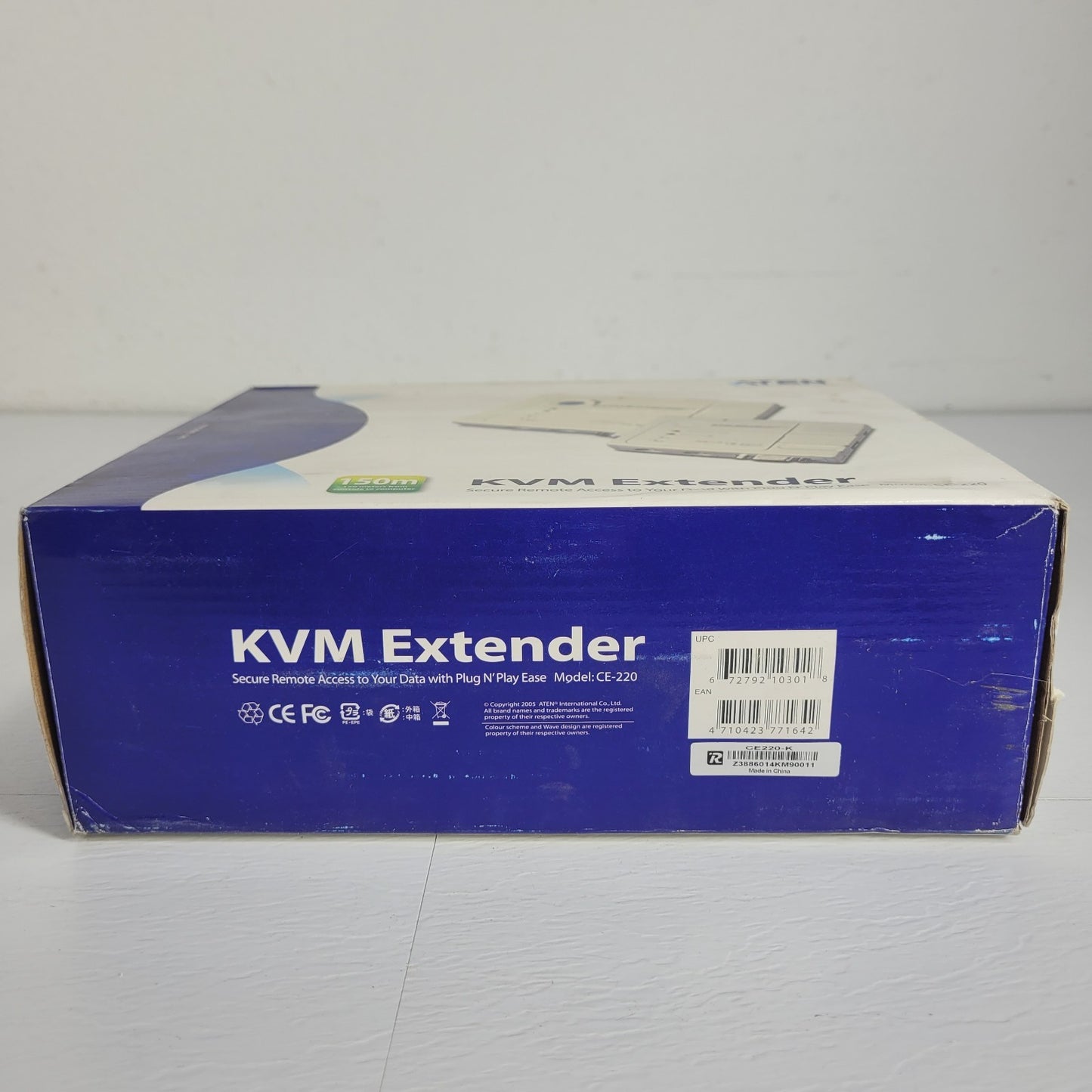 Aten CE-220 KVM Extender Dual Console Remote Data Access 150m Range VGA Card