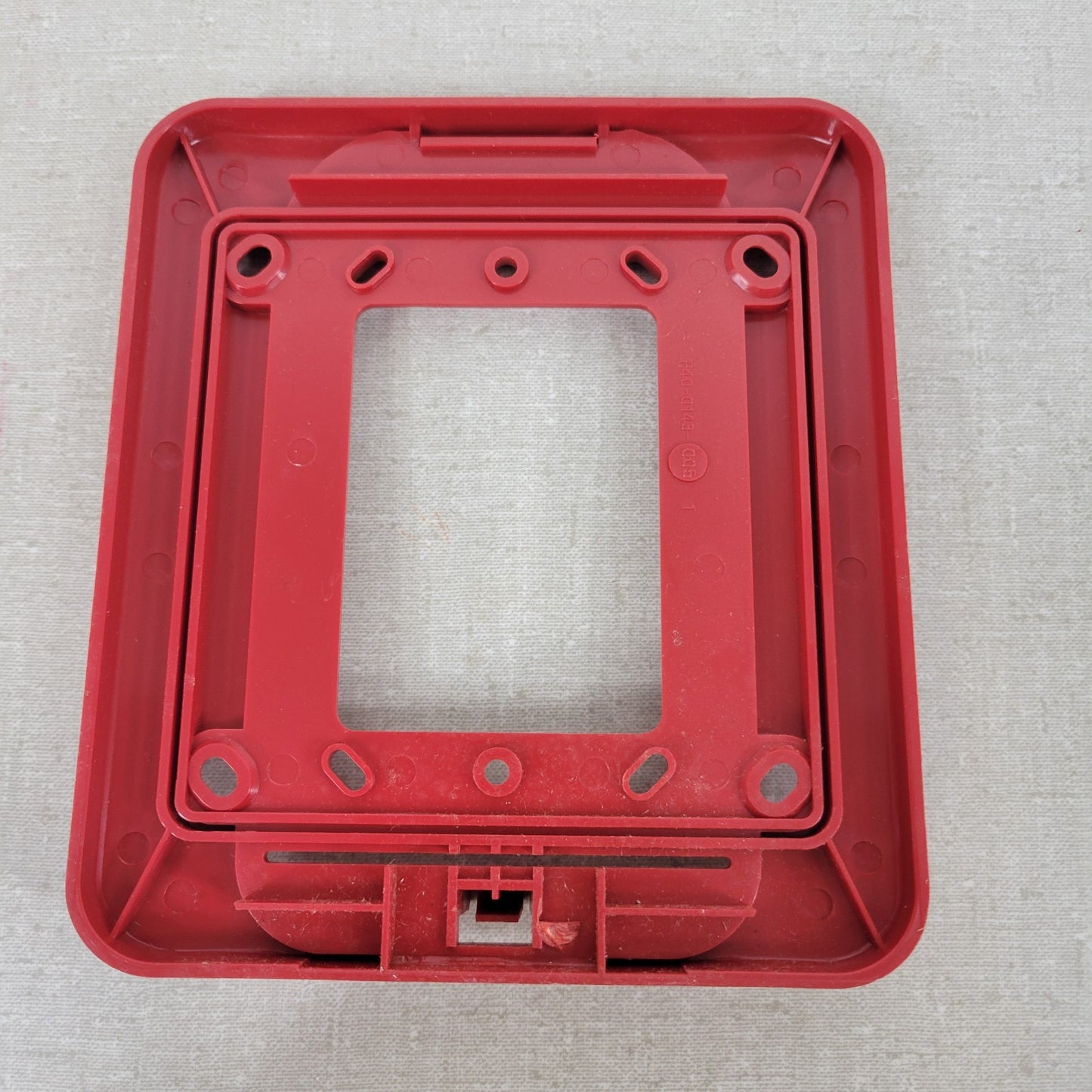 System Sensor BBS Red Fire Alarm Backbox Skirt Flush Trim Mount Plate Lot Of 12
