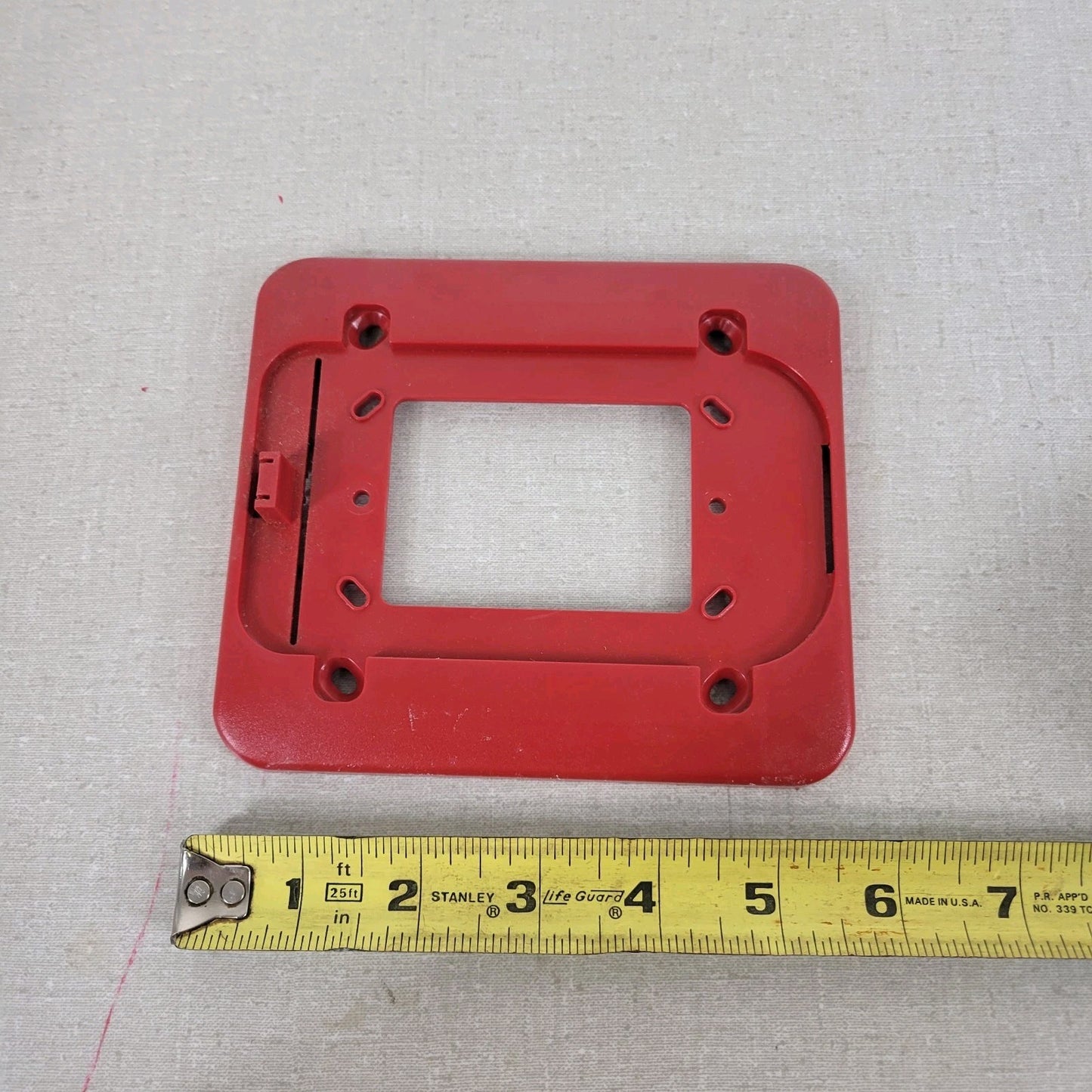 System Sensor BBS Red Fire Alarm Backbox Skirt Flush Trim Mount Plate Lot Of 12