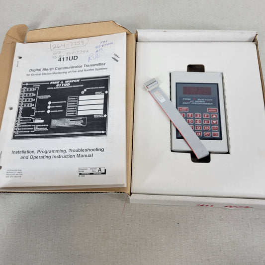 Fire-Lite PRO-411 UD DACT Handheld Programmer Fire Alarm With Documentation