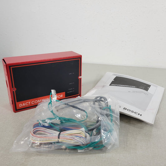 Bosch FPT-DACT Communicator Box Dialer HOUSING With All Cables Fire Alarm Red