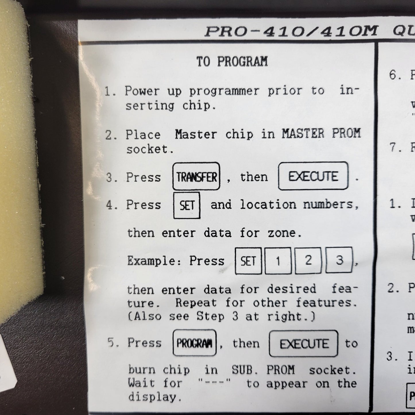 NAPCO Pro-410M LA442A Security System Chip Programmer With Cables And Case