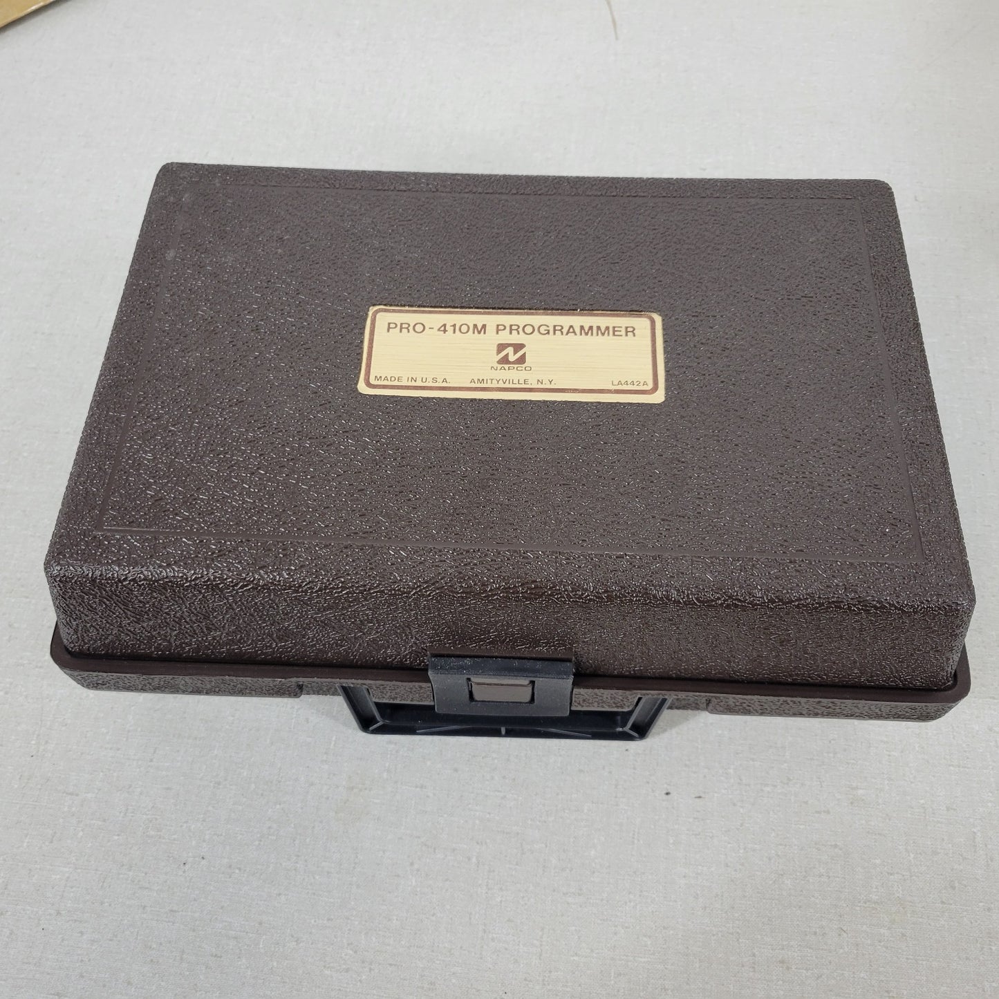 NAPCO Pro-410M LA442A Security System Chip Programmer With Cables And Case