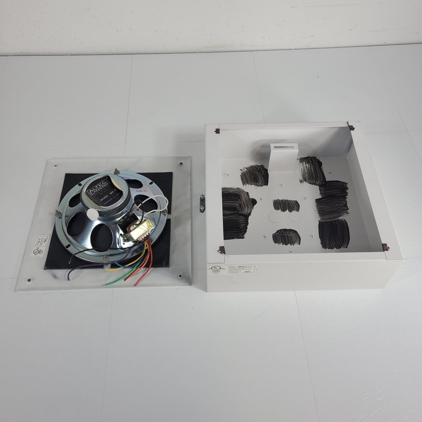 Atlas Sound SE175-4 161-8 Speaker Enclosure and Altec Lansing 309-4T Speaker