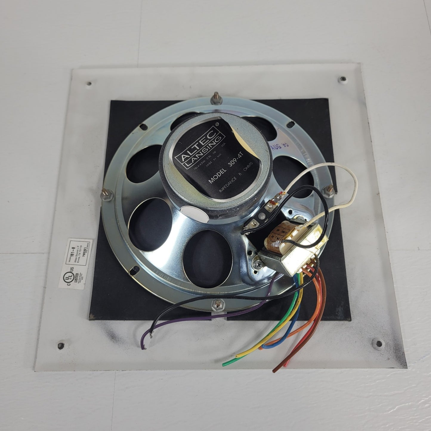 Atlas Sound SE175-4 161-8 Speaker Enclosure and Altec Lansing 309-4T Speaker