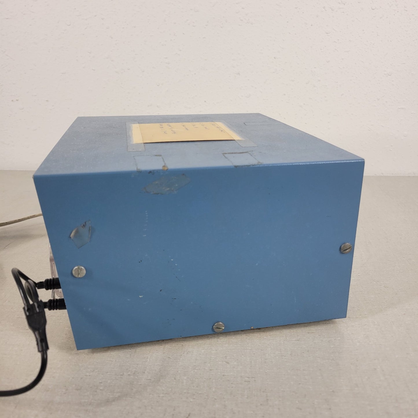 Vintage Tape Dialer Programmer With Microphone Two Track Capacity Rotary Phone