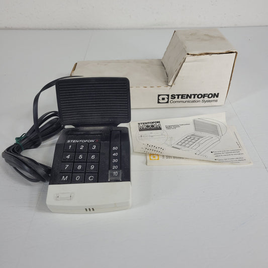 Micom 1502/1512 Stentofon Microcomputer Controlled Intercom System Speaker