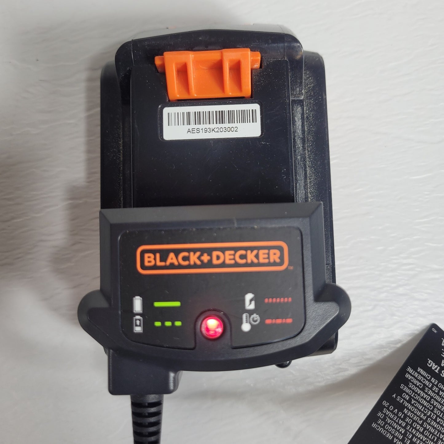 OEM Black+Decker LBXR20 20V 1.5 AH Lithium Ion Battery Class 2 20V w/ Charger