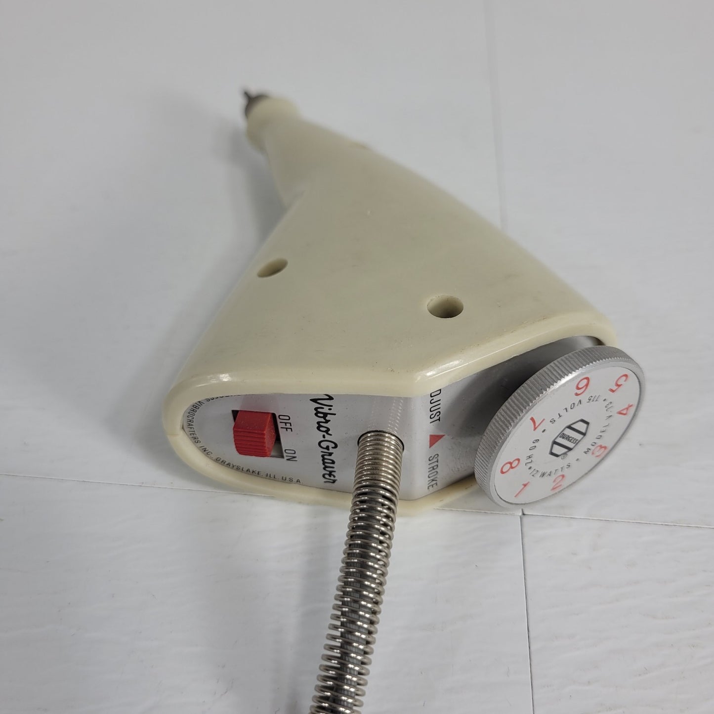 TESTED Vibrocrafters V-73 Vibro-Graver Electric Adjustable Engraving Device