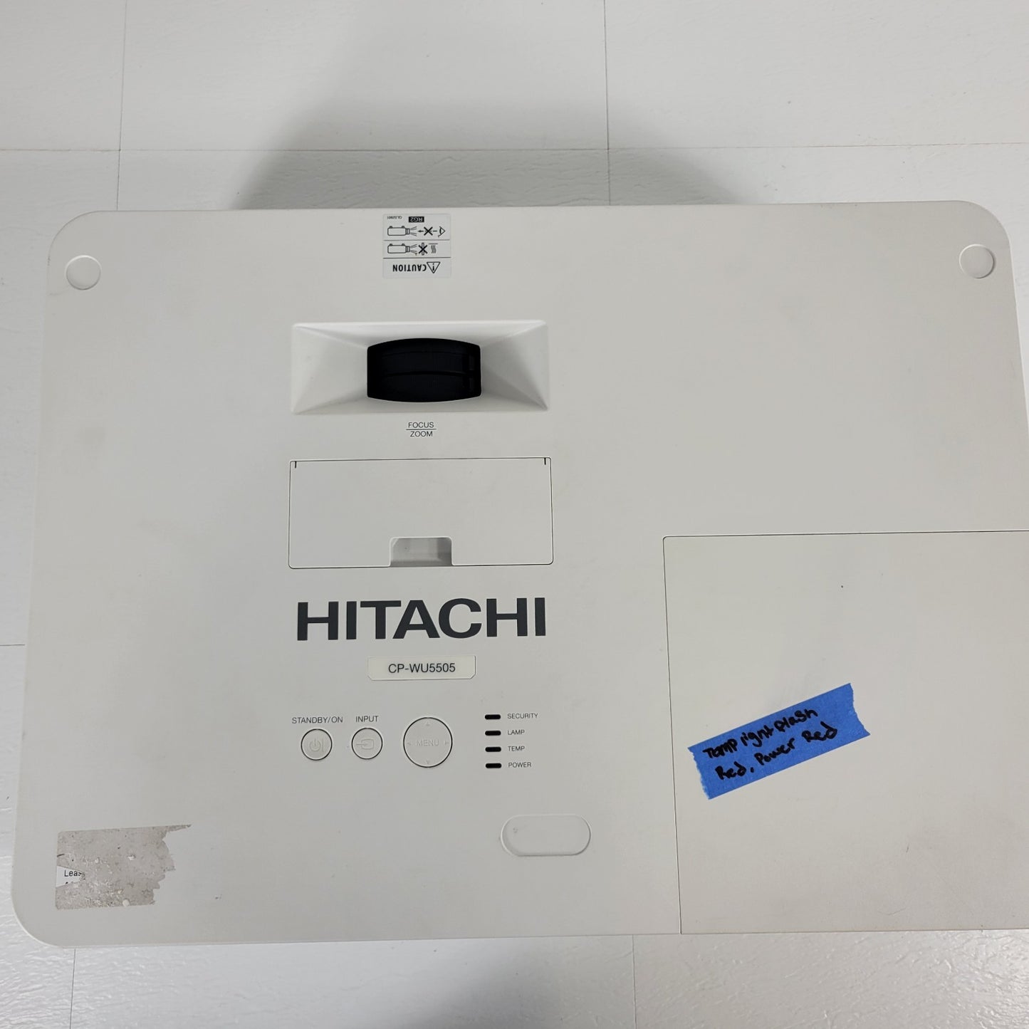 NOT WORKING Hitachi CP-WU5505 Conference Room Projector 1920x1200