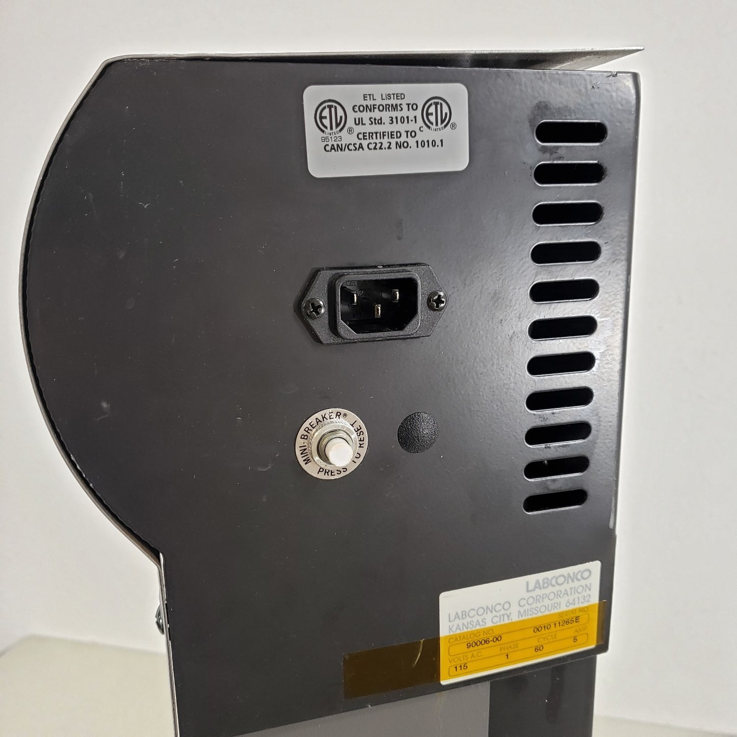 Labconco Water Pro PS 9000600 Filter Purifier HPLC H2O Polishing Station