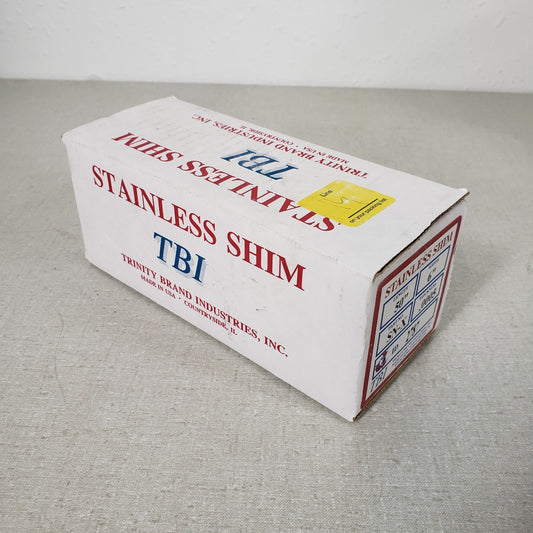 Stainless Steel Shim TBI Stock Roll 6" x 50" 0.0005" Thick 2787 SN-X