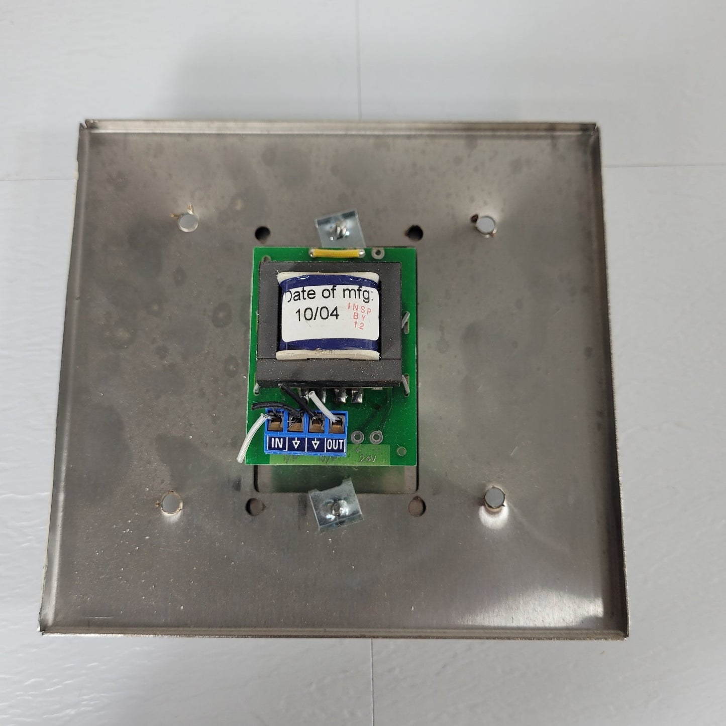 Lowell 10836 25W Mono Volume Control 1-Gang Standard Wall Plate Stainless Steel