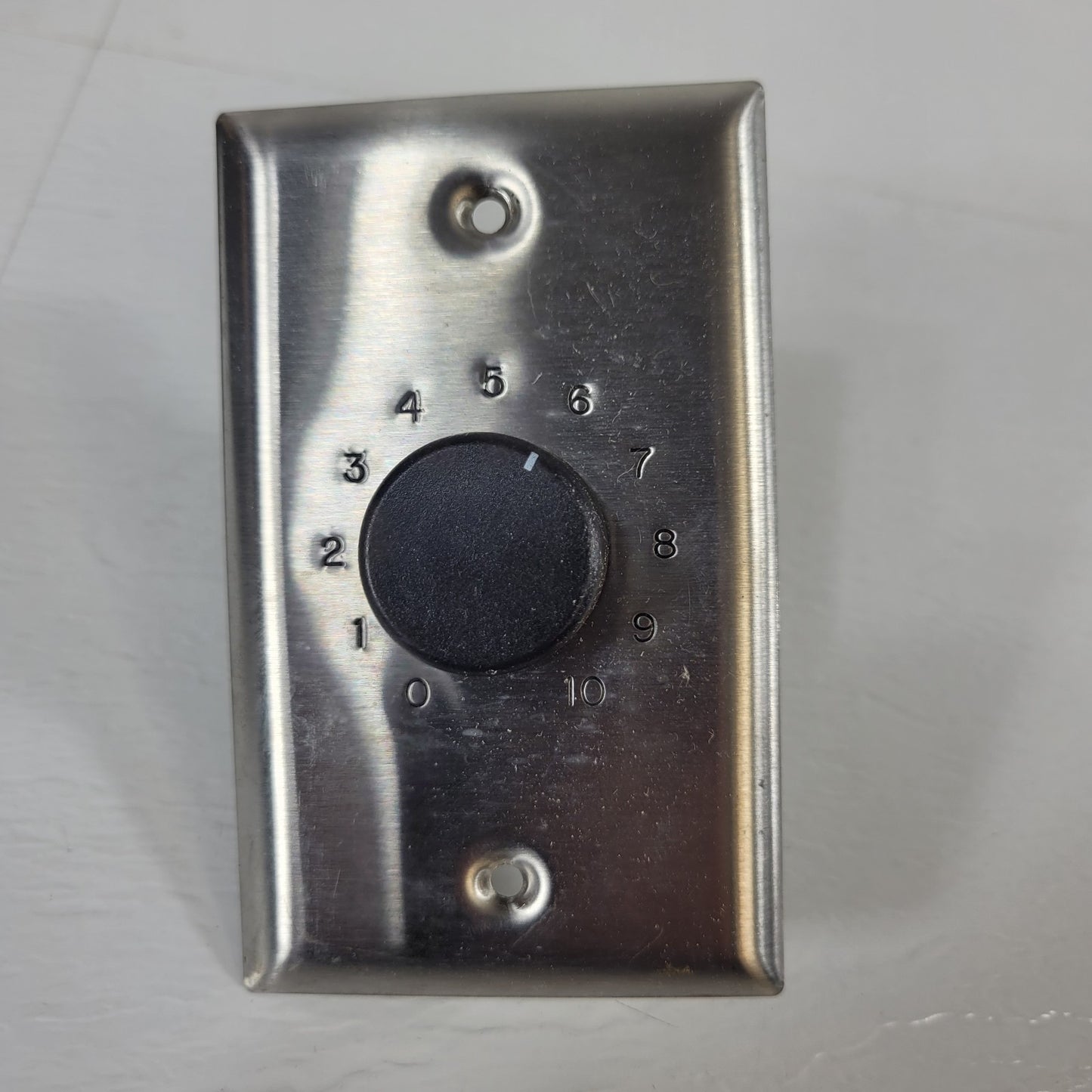 Lowell 10836 25W Mono Speaker Volume Control 1-Gang Standard Wall Plate SS
