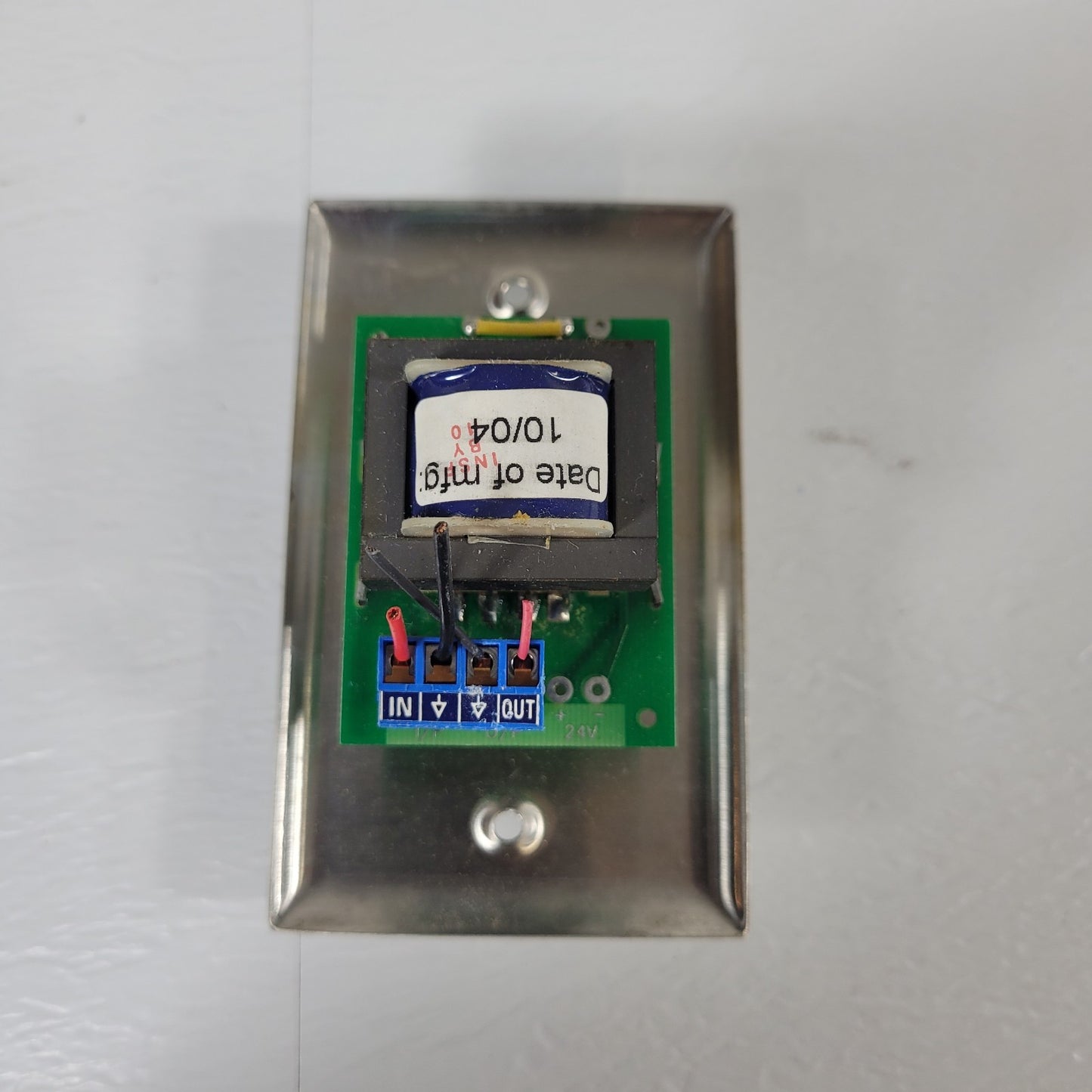 Lowell 10836 25W Mono Speaker Volume Control 1-Gang Standard Wall Plate SS