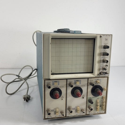 TESTED Tektronix 5103N Oscilloscope D10 Single Beam 5A15N Amplifier 5B10N Time