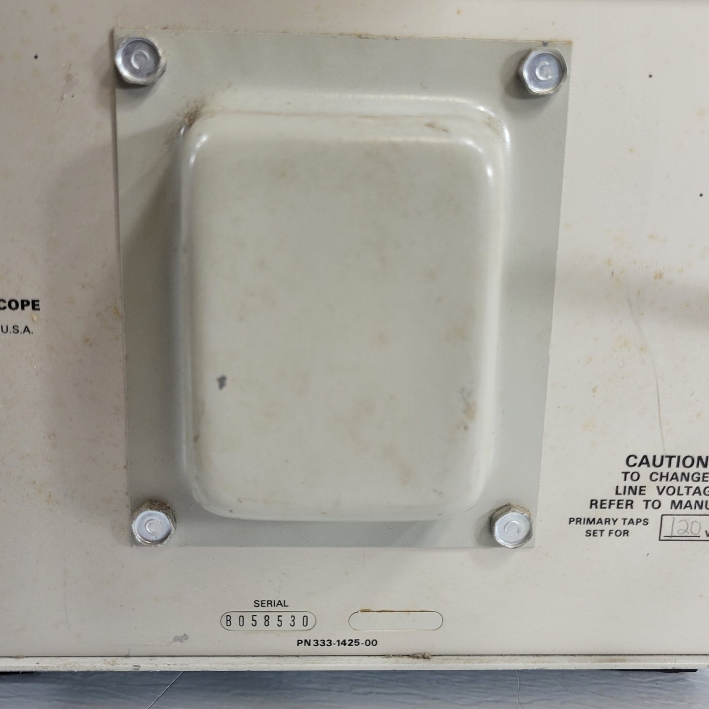TESTED Tektronix 5103N Oscilloscope D10 Single Beam 5A15N Amplifier 5B10N Time