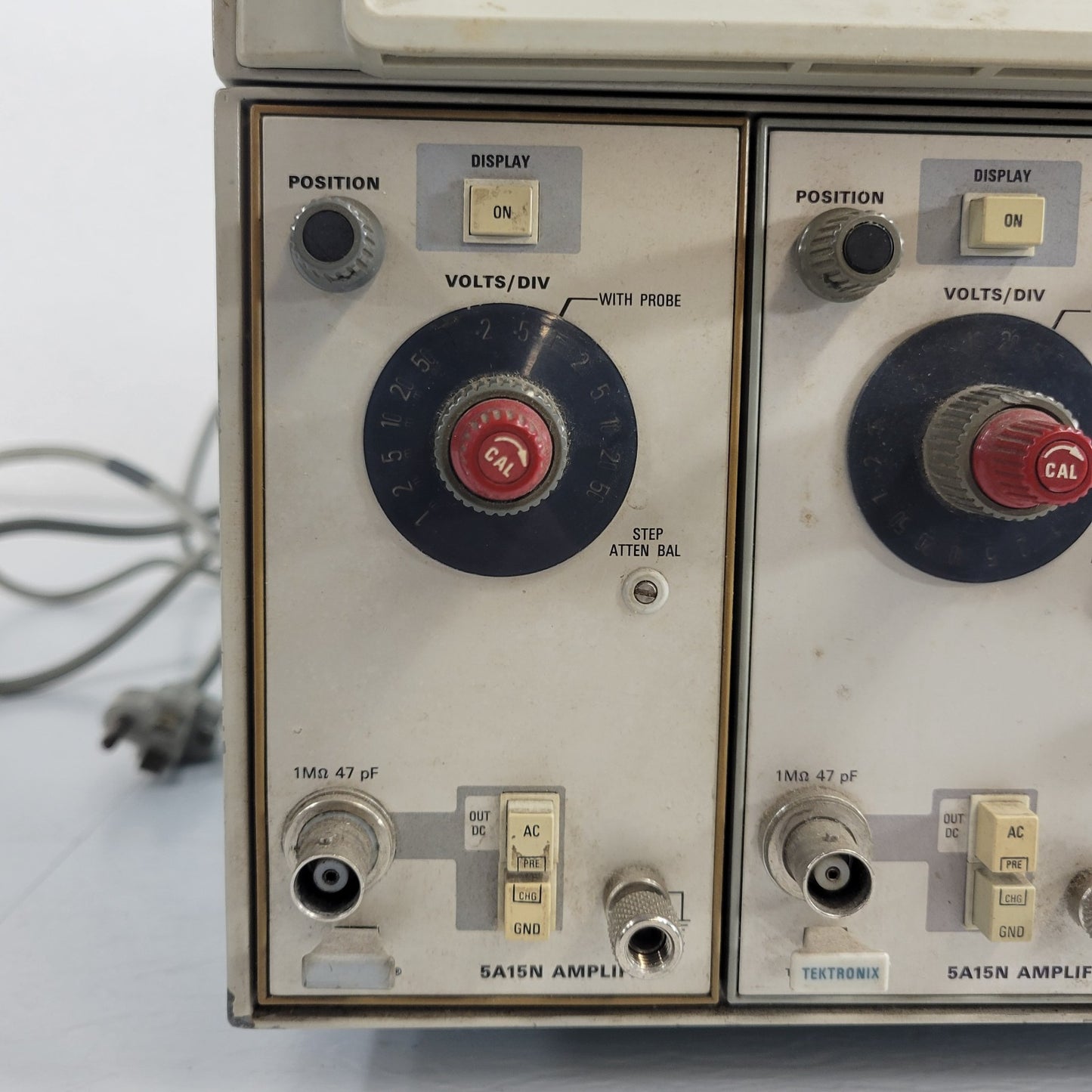 TESTED Tektronix 5103N Oscilloscope D10 Single Beam 5A15N Amplifier 5B10N Time