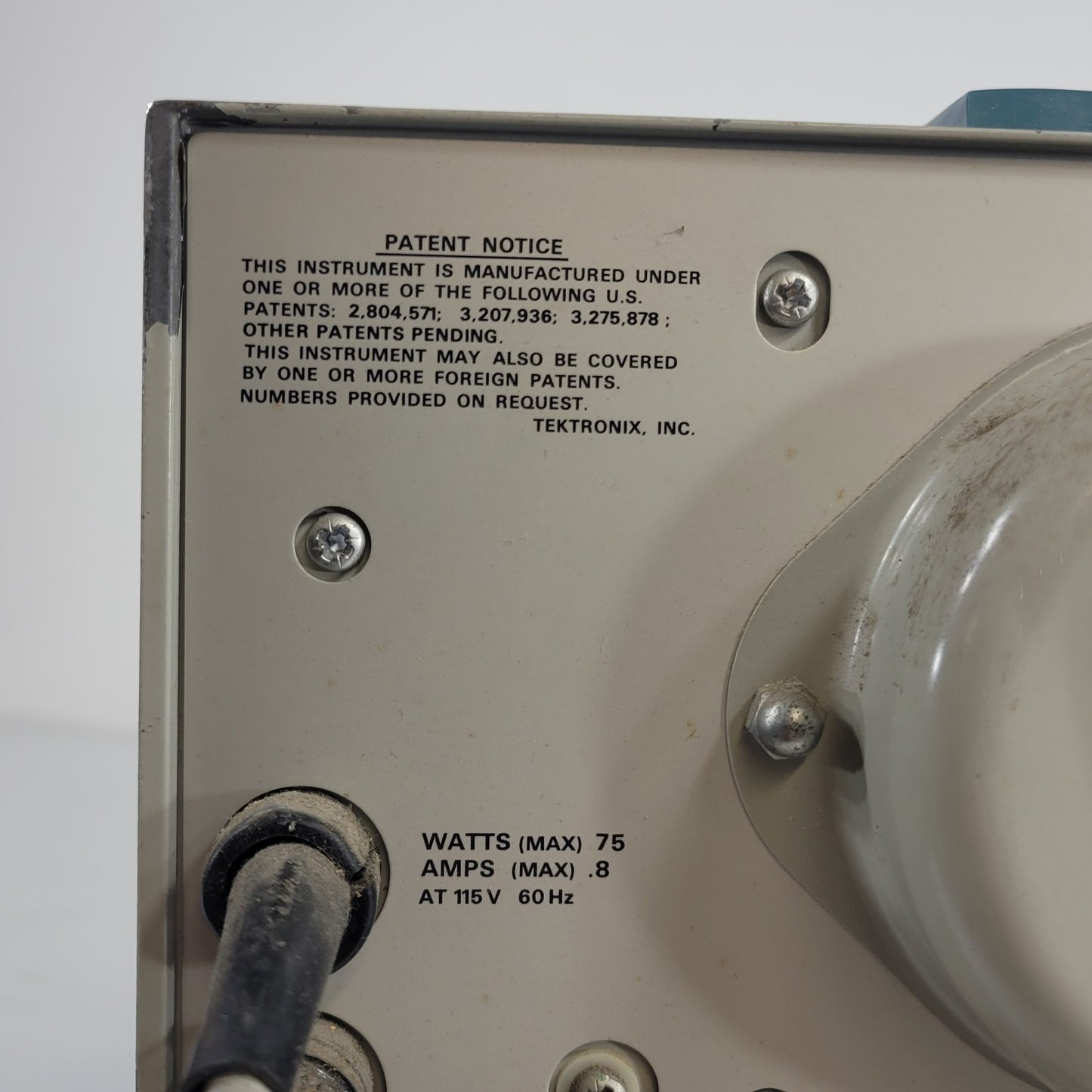 TESTED Tektronix 5103N Oscilloscope D10 Single Beam 5A15N Amplifier 5B10N Time