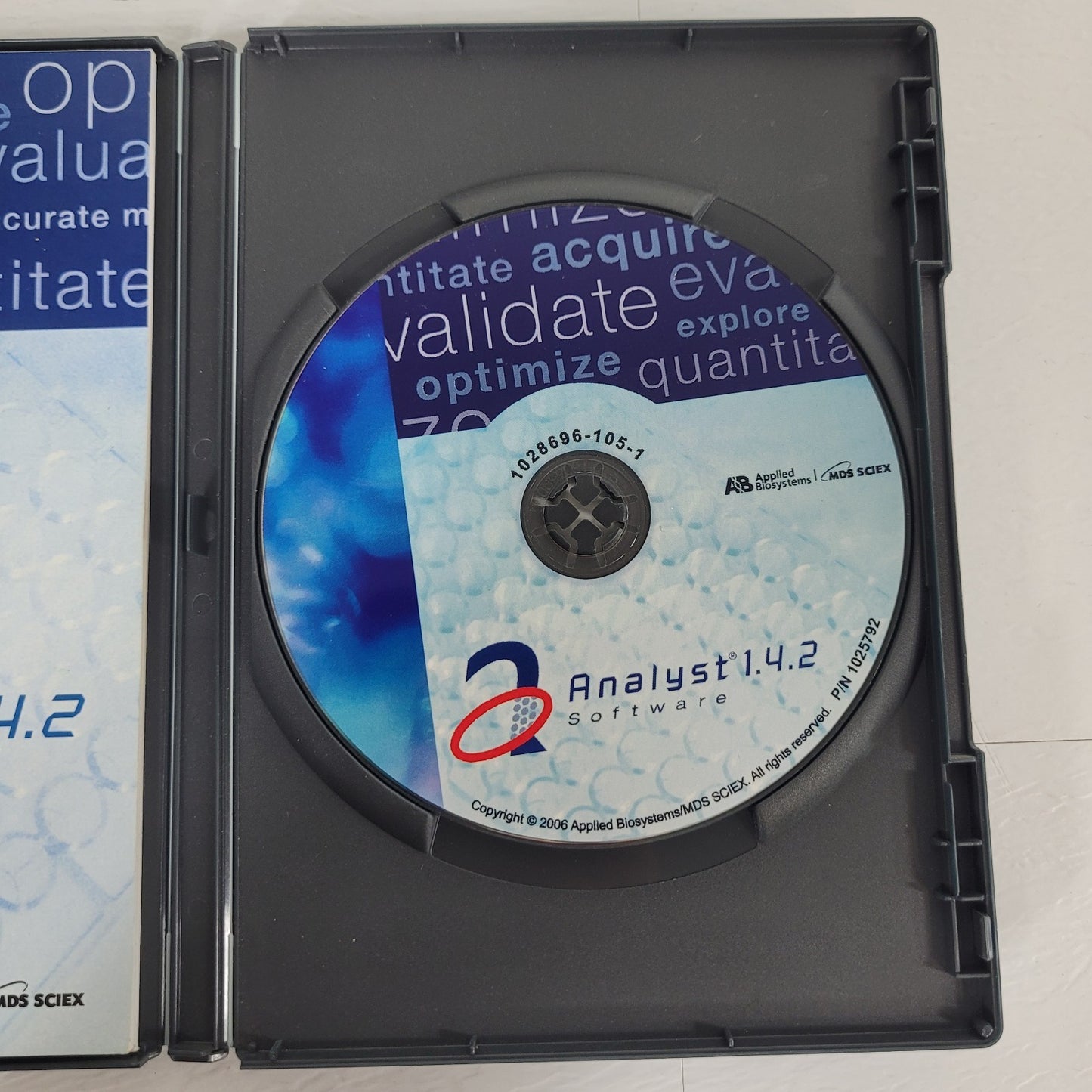 Applied Biosystems MDS SCIEX 1025792 Analyst 1.4.2 Software All In One Download