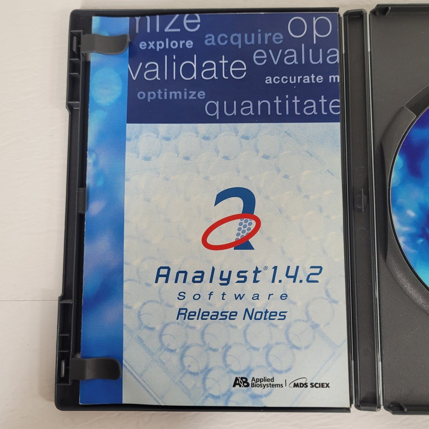 Applied Biosystems MDS SCIEX 1025792 Analyst 1.4.2 Software All In One Download