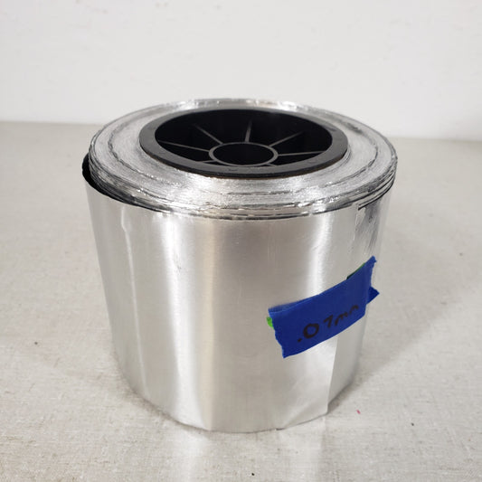 Steel Shim Stock Roll 4" x 250' 0.07mm Thick