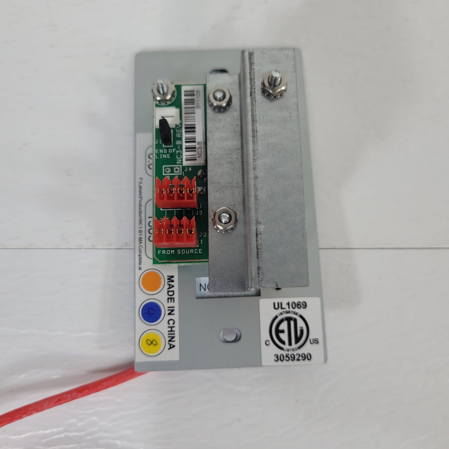 Telecor NC1-B1-MA Nurse Courier Emergency Alert Pull Alarm System