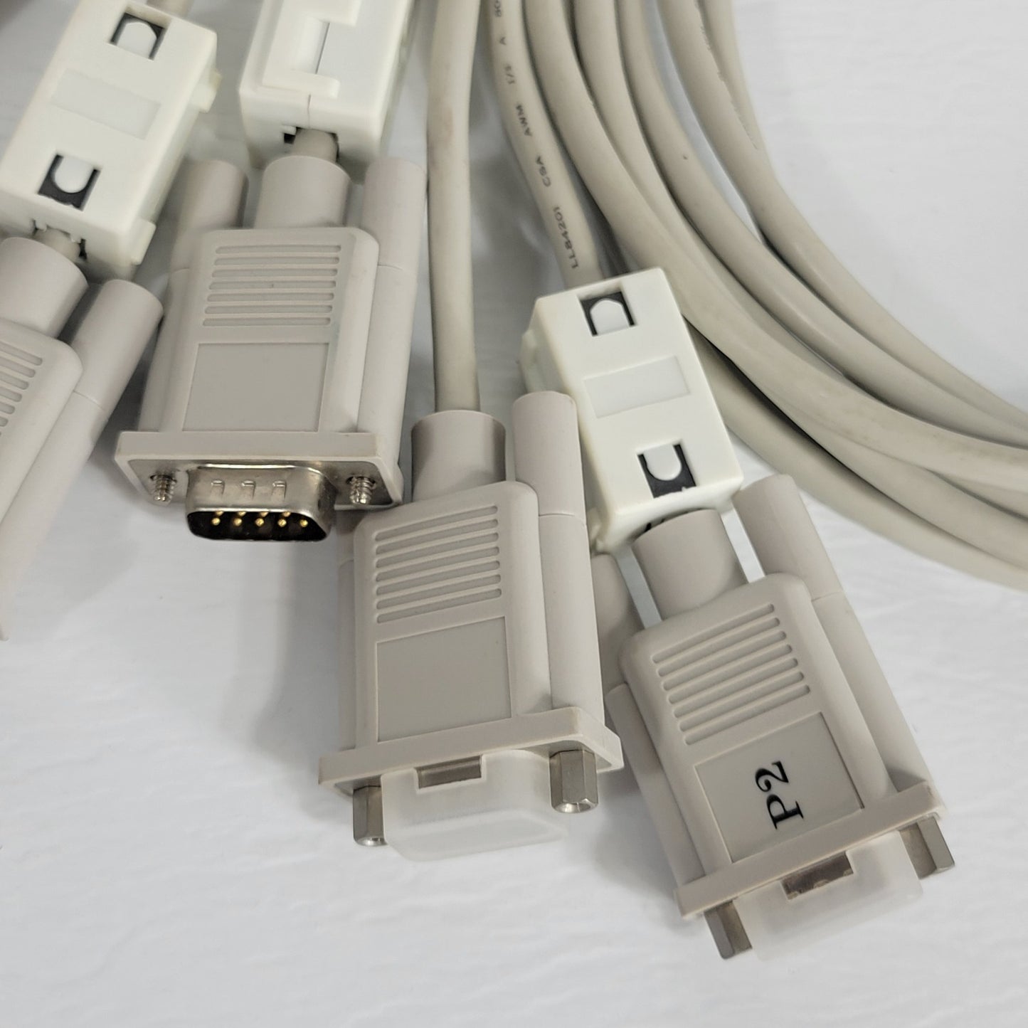 50 Pin D-Sub Connector DD-50 To 7 Serial Port Connectors Cables NI National Inst