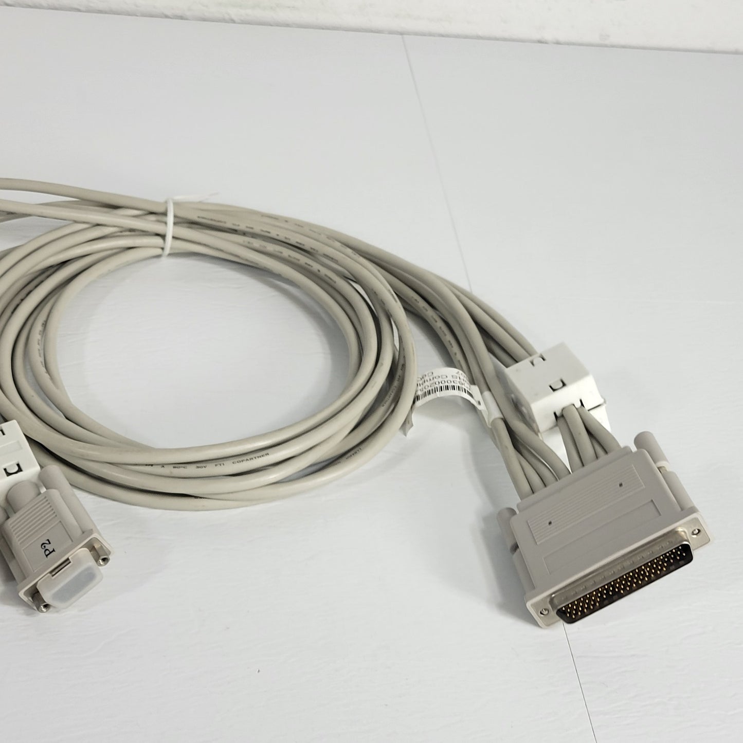 50 Pin D-Sub Connector DD-50 To 7 Serial Port Connectors Cables NI National Inst