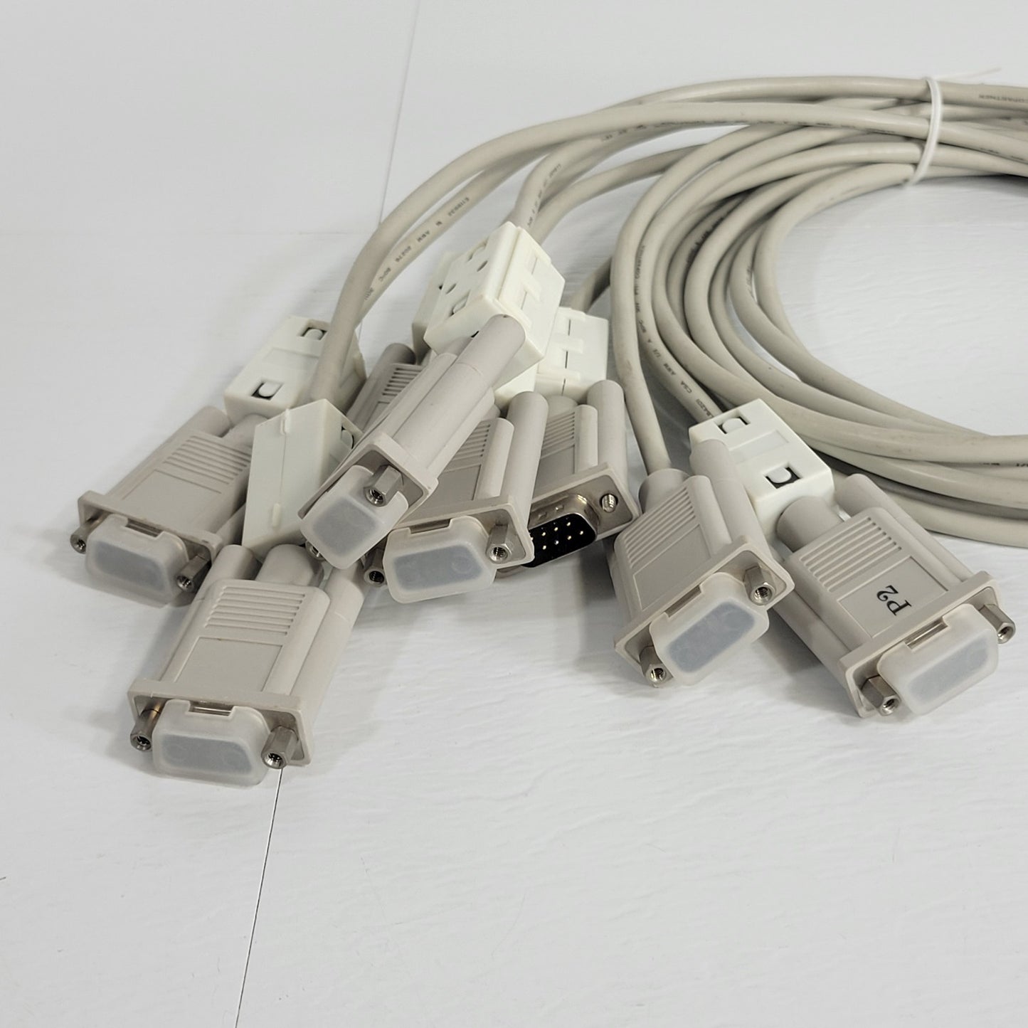 50 Pin D-Sub Connector DD-50 To 7 Serial Port Connectors Cables NI National Inst