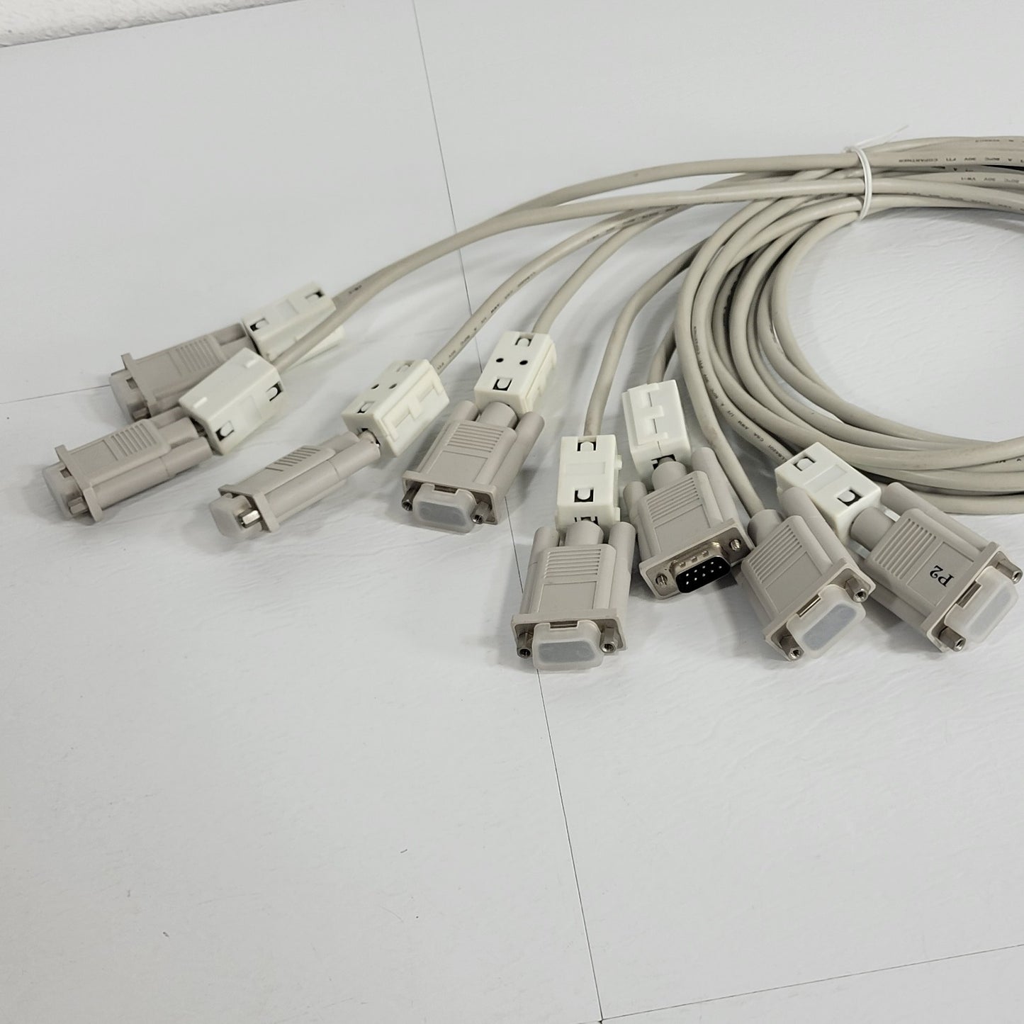 50 Pin D-Sub Connector DD-50 To 7 Serial Port Connectors Cables NI National Inst
