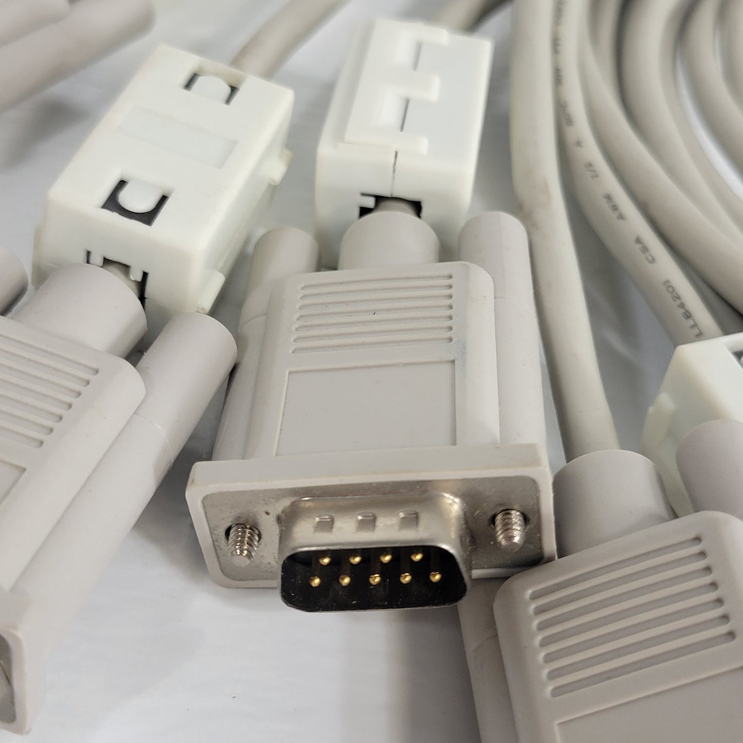 50 Pin D-Sub Connector DD-50 To 7 Serial Port Connectors Cables NI National Inst