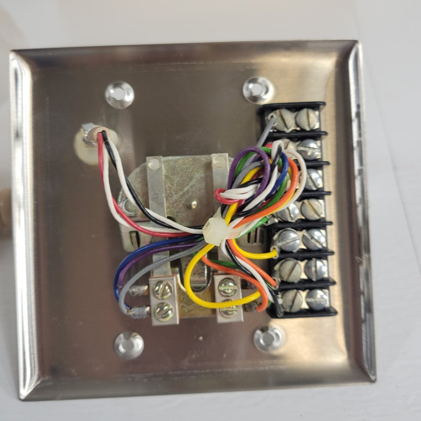 Lowell TCA2-BG Vintage Telephone Handset Hookswitch Tan Wall Mount Plate