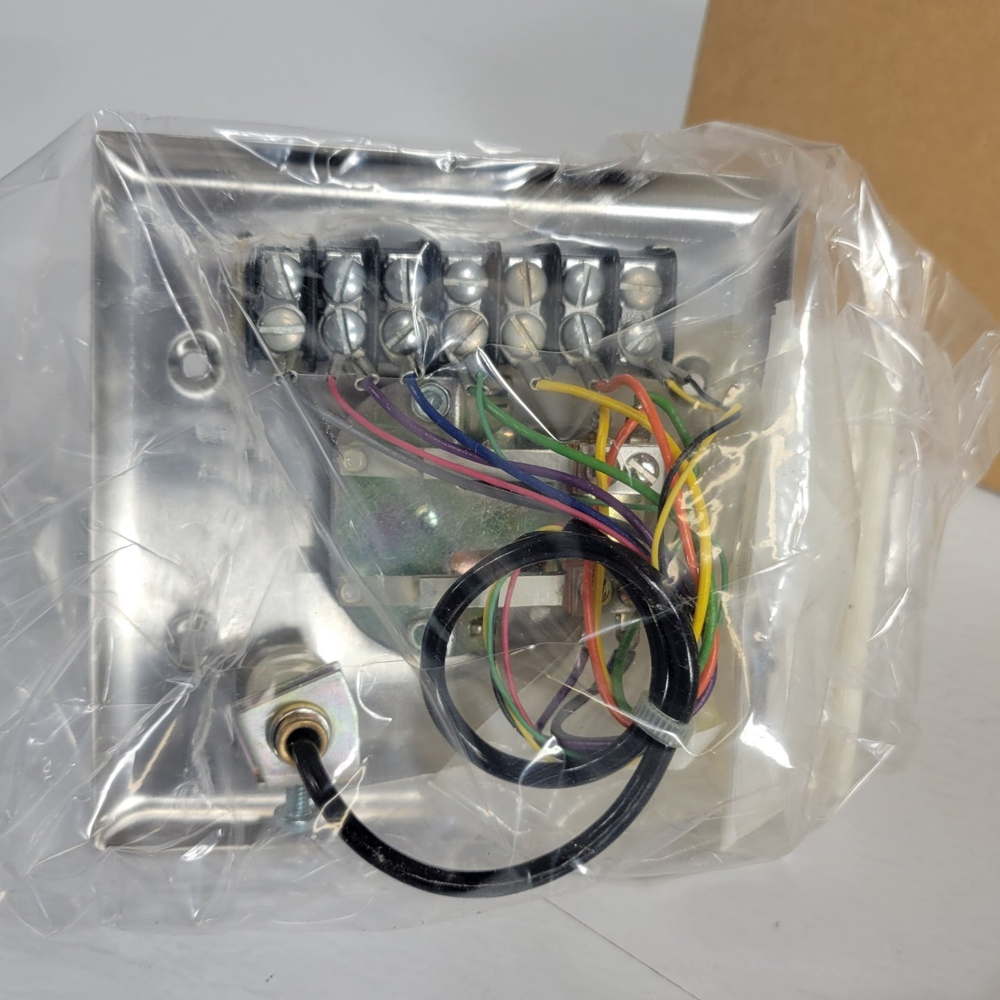 Lowell TTP-2BG Telephone Handset Hookswitch With Metal Coil Cable Tan Phone