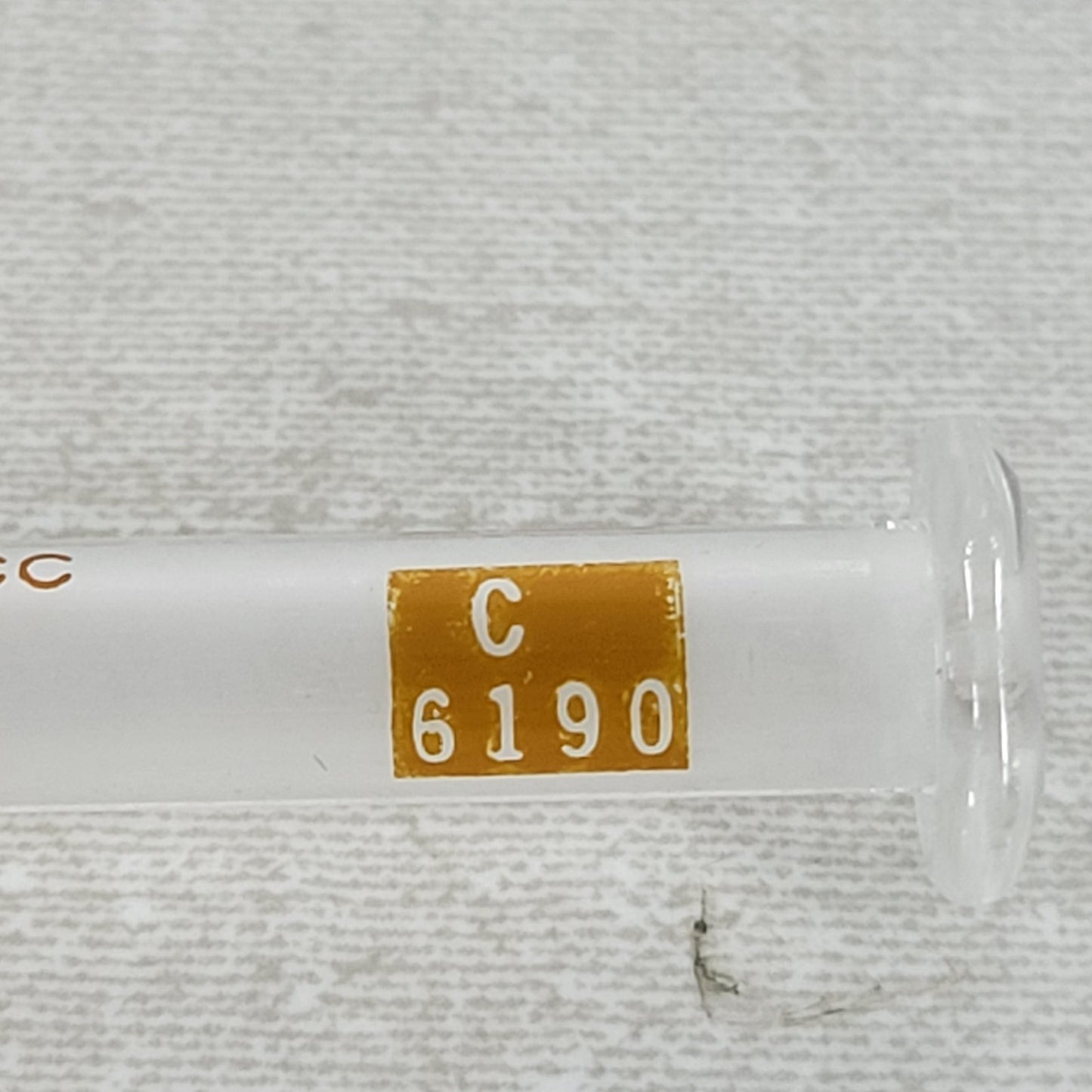 B-D Yale Tuberculin Glass 1CC Missing Plunger Luer Lock Tip