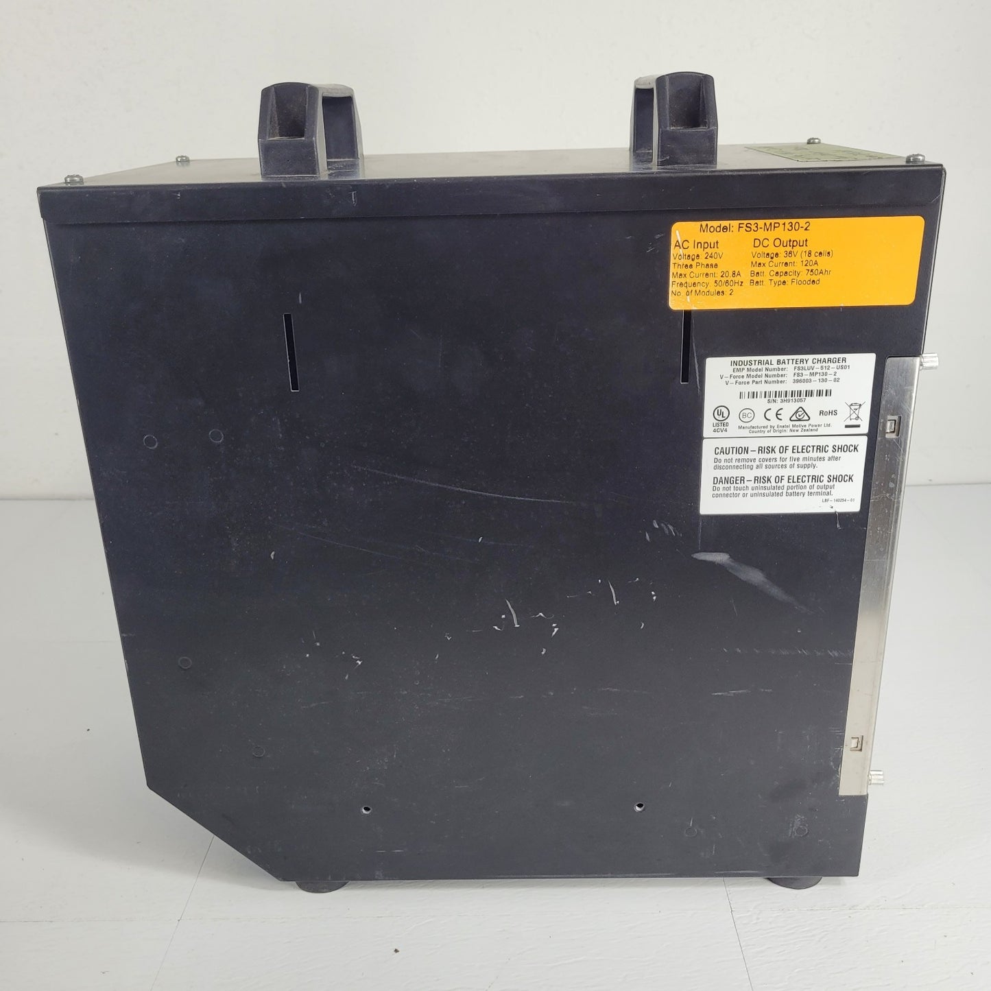 VForce  FS3-MP130-2 Industrial Modular Battery Charger V-HFM 240V AC 3PH 36V DC