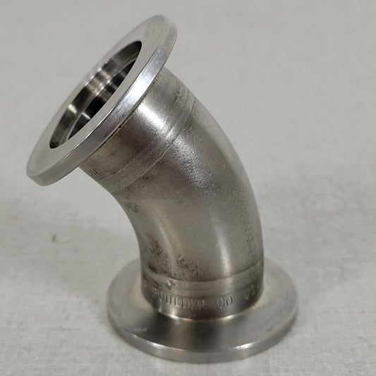 45 Degree Elbow Fitting NW25 Size ISO-KF Vacuum Flange 304 SS KF25 NW25 QF25