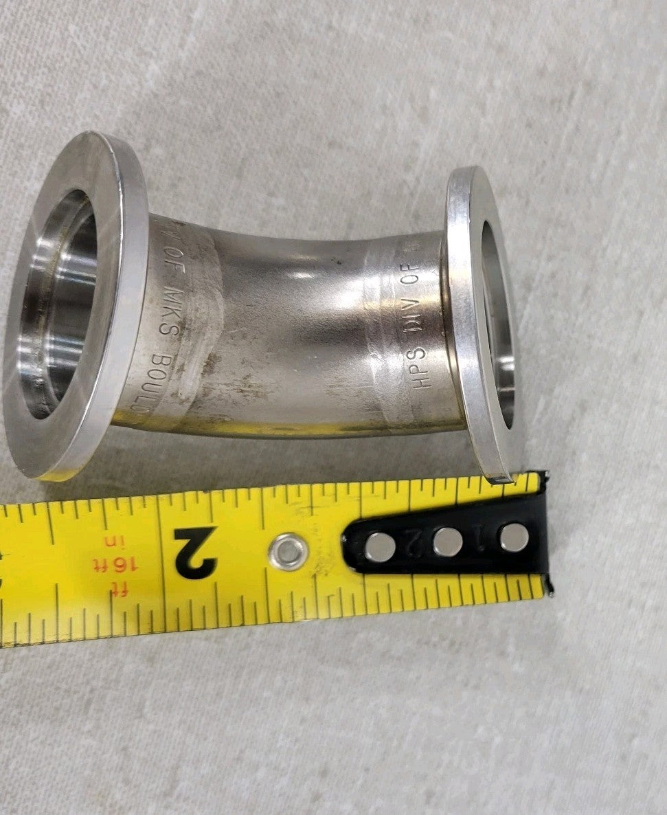 45 Degree Elbow Fitting NW25 Size ISO-KF Vacuum Flange 304 SS KF25 NW25 QF25