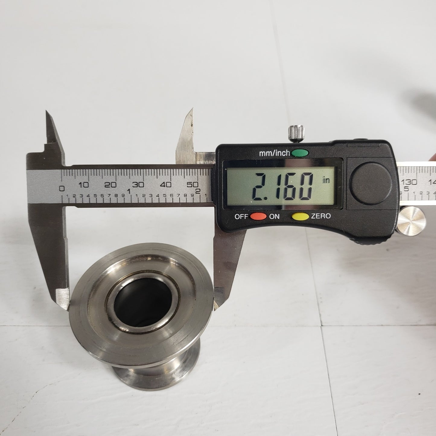 ISO KF25 NW25 Adapter Flange to KF40 NW40 Stainless Steel Full Nipple Reducer