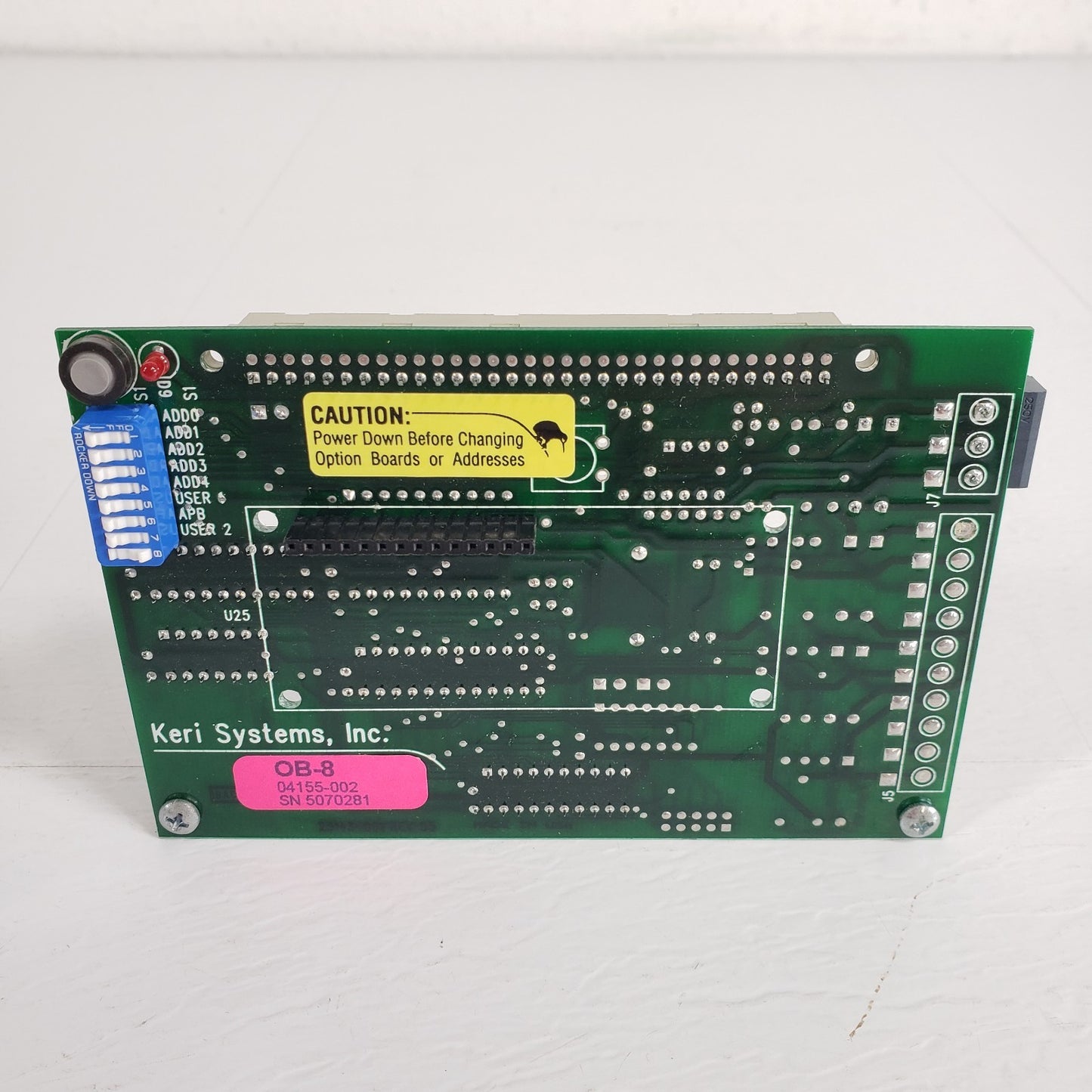Keri Systems OB-8 04155-002 Door Access Controller Module Board PCB Assembly