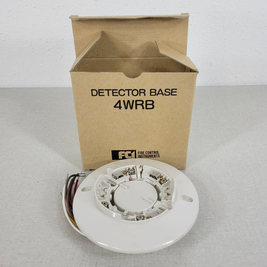 FCI 4WRB Automatic Fire Alarm Detector Base for use w/ S1064-UL Head