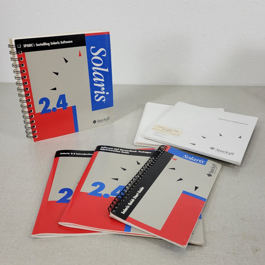 Sun Microsystems Solaris 2.4 Sparc User Installation Manuals Guides Quick Start