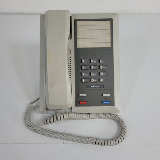 Comdial 8101N-PT Telephone Equipment Platinum Grey Classic Single Line Phone