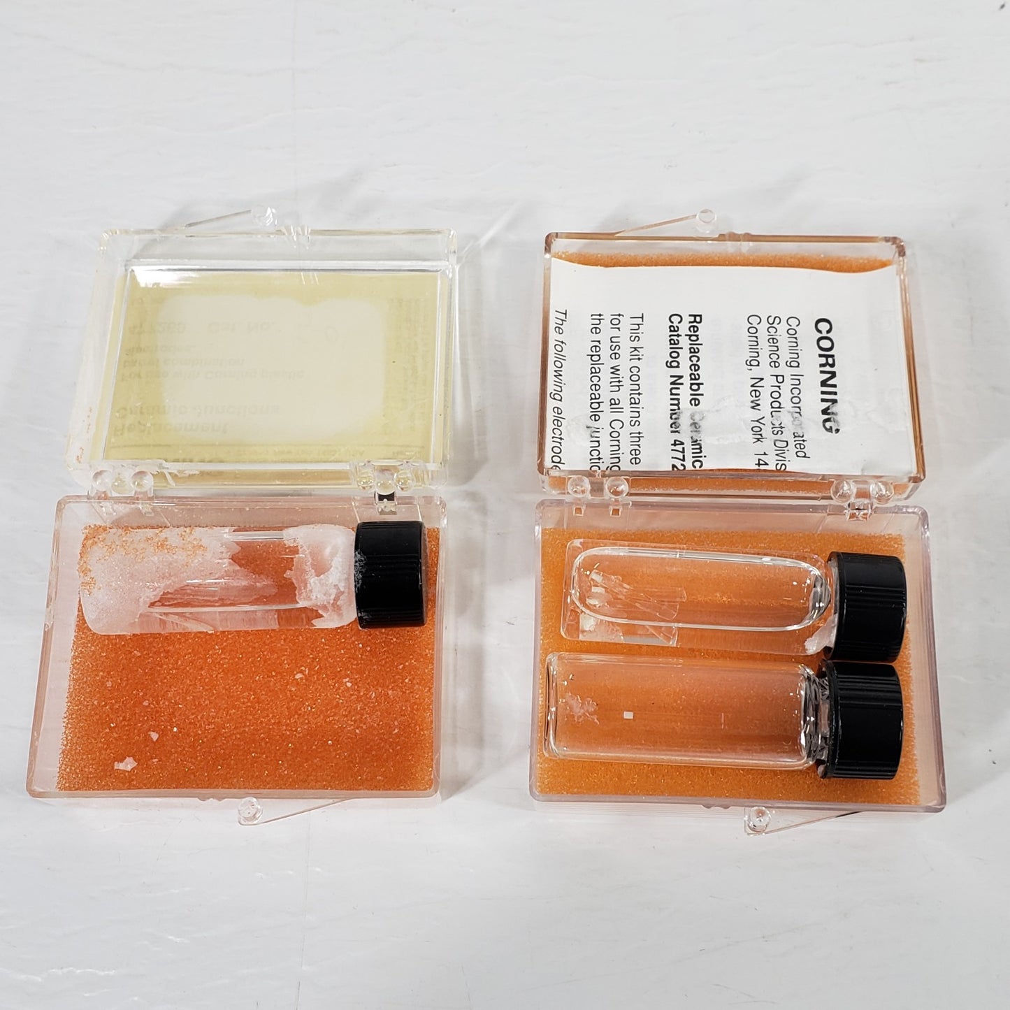 LOT OF 6 Corning 477269 Replacement Ceramic Junctions PH Electrode Glass Probes