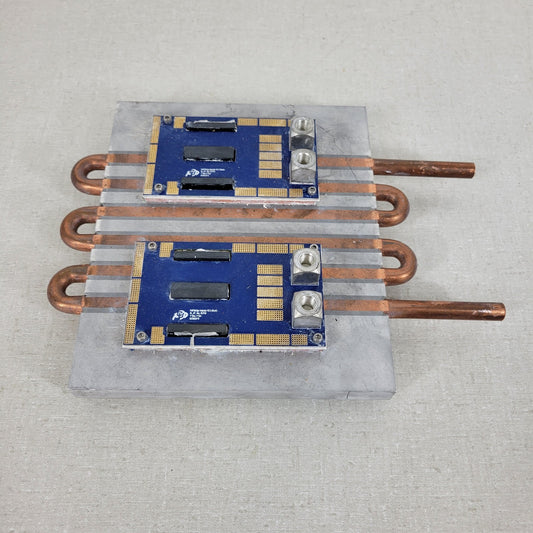 Dual Half Bridge Inductor ELP43 Water Cooled Heatsink made at CU Boulder 2019