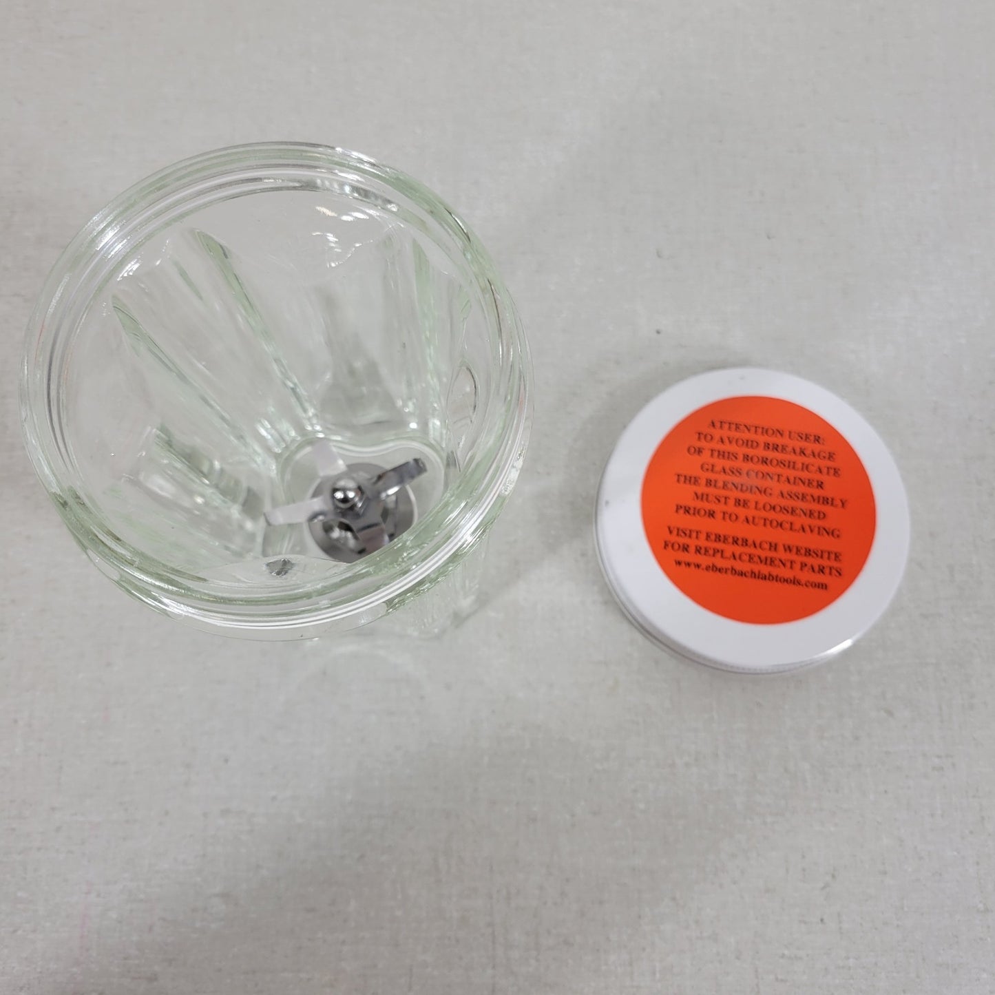 BioSpec BeadBeater Accessories and Chamber Jar Containers with Blend Attachments
