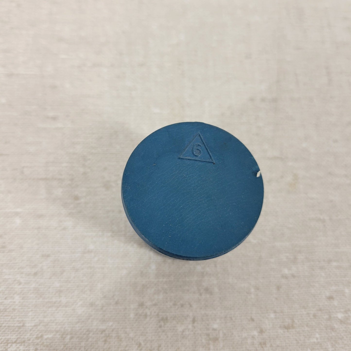 Laboratory Rubber Stopper Glass Flange Size #6 Blue 25mm Solid Pack of 10